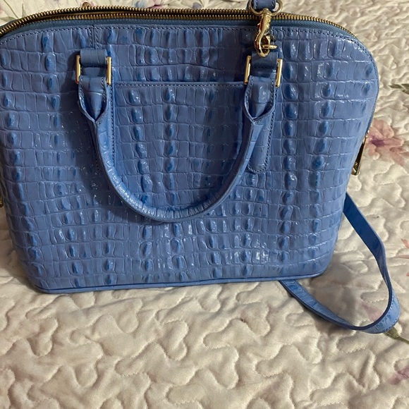 Brahmin Vivian Satchel Sky Blue La Scala - Picture 4 of 6